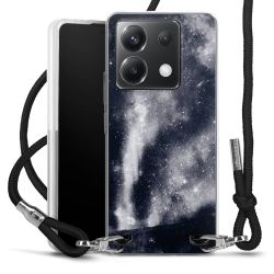 New Carry Case Transparent Stoff schwarz/silber