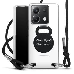 New Carry Case Transparent Stoff schwarz/silber