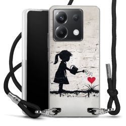 New Carry Case Transparent Stoff schwarz/silber