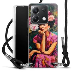 New Carry Case Transparent Stoff schwarz/silber