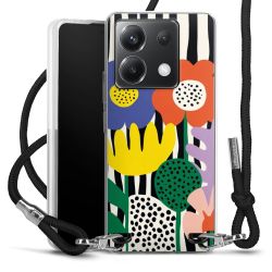 New Carry Case Transparent Stoff schwarz/silber