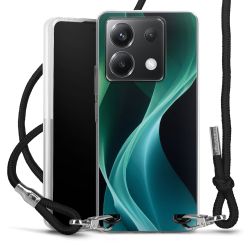 New Carry Case Transparent Stoff schwarz/silber