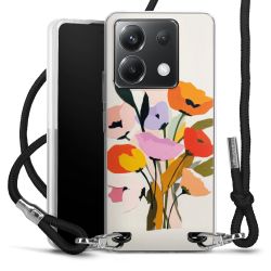 New Carry Case Transparent Stoff schwarz/silber