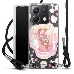 New Carry Case Transparent Stoff schwarz/silber