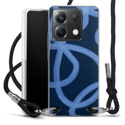 New Carry Case Transparent Stoff schwarz/silber