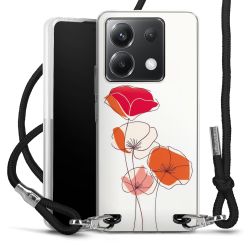 New Carry Case Transparent Stoff schwarz/silber