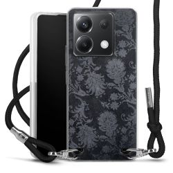 New Carry Case Transparent Stoff schwarz/silber