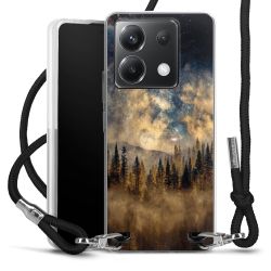 New Carry Case Transparent Stoff schwarz/silber