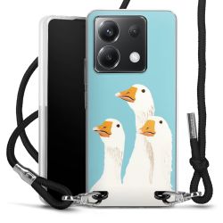 New Carry Case Transparent Stoff schwarz/silber