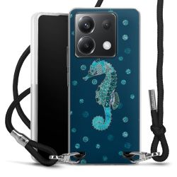 New Carry Case Transparent Stoff schwarz/silber