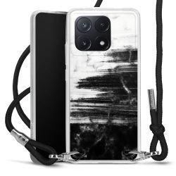 Carry Case Transparent Fabric black/silver