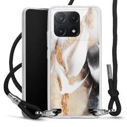 Carry Case Transparent Fabric black/silver