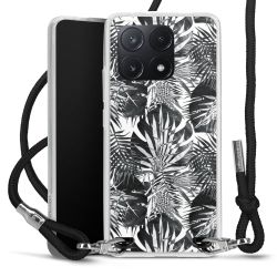 Carry Case Transparent Fabric black/silver