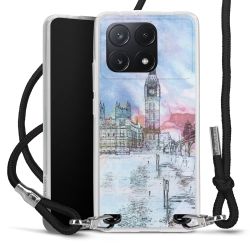 Carry Case Transparent Fabric black/silver