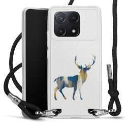 New Carry Case Transparent Stoff schwarz/silber