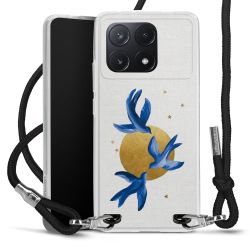 New Carry Case Transparent Stoff schwarz/silber