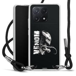 New Carry Case Transparent Stoff schwarz/silber