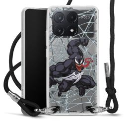 New Carry Case Transparent Stoff schwarz/silber