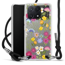 New Carry Case Transparent Stoff schwarz/silber