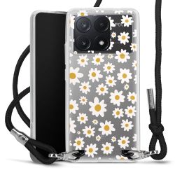 New Carry Case Transparent Stoff schwarz/silber