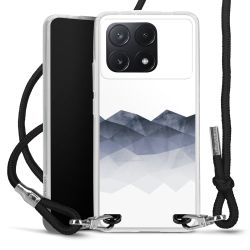 New Carry Case Transparent Stoff schwarz/silber