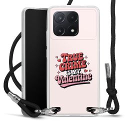 New Carry Case Transparent Stoff schwarz/silber