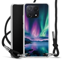 New Carry Case Transparent Stoff schwarz/silber