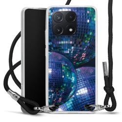 New Carry Case Transparent Stoff schwarz/silber