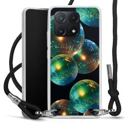 New Carry Case Transparent Stoff schwarz/silber