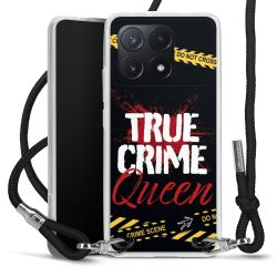 New Carry Case Transparent Stoff schwarz/silber