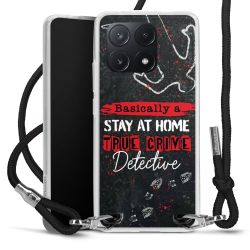 New Carry Case Transparent Stoff schwarz/silber