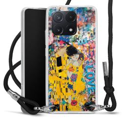 New Carry Case Transparent Stoff schwarz/silber