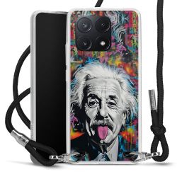 New Carry Case Transparent Stoff schwarz/silber