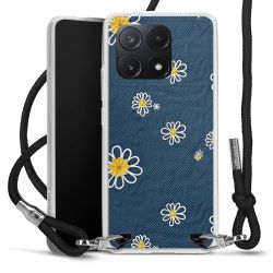 New Carry Case Transparent Stoff schwarz/silber