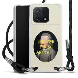 New Carry Case Transparent Stoff schwarz/silber