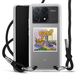 New Carry Case Transparent Stoff schwarz/silber