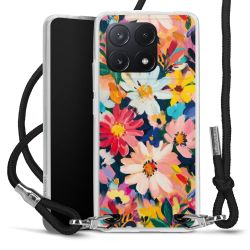 New Carry Case Transparent Stoff schwarz/silber