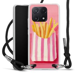 New Carry Case Transparent Stoff schwarz/silber