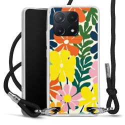 New Carry Case Transparent Stoff schwarz/silber