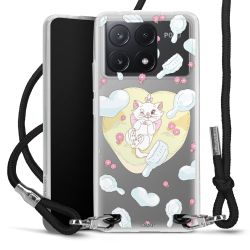 New Carry Case Transparent Stoff schwarz/silber