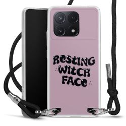 New Carry Case Transparent Stoff schwarz/silber