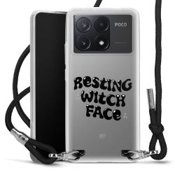 New Carry Case Transparent Stoff schwarz/silber