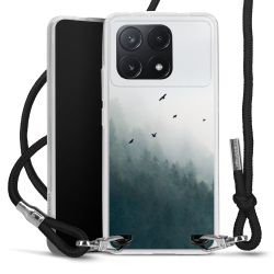 New Carry Case Transparent Stoff schwarz/silber