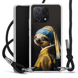 New Carry Case Transparent Stoff schwarz/silber