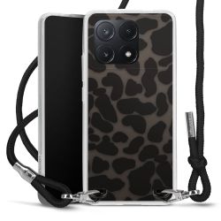 New Carry Case Transparent Stoff schwarz/silber