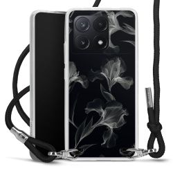 New Carry Case Transparent Stoff schwarz/silber