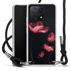 New Carry Case Transparent Stoff schwarz/silber