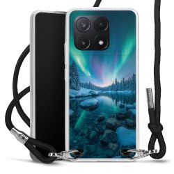 New Carry Case Transparent Stoff schwarz/silber