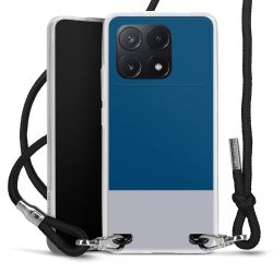 New Carry Case Transparent Stoff schwarz/silber