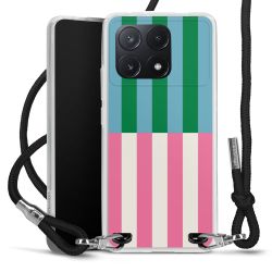 New Carry Case Transparent Stoff schwarz/silber